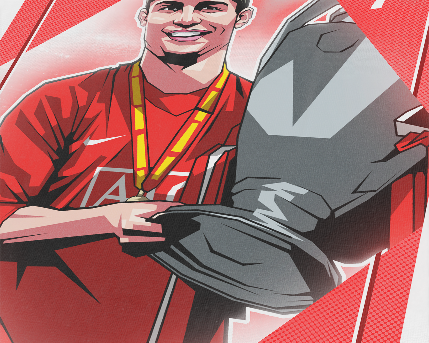 Cristiano Ronaldo Playing Card Art Print