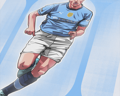 Rodri Rounded Art Print