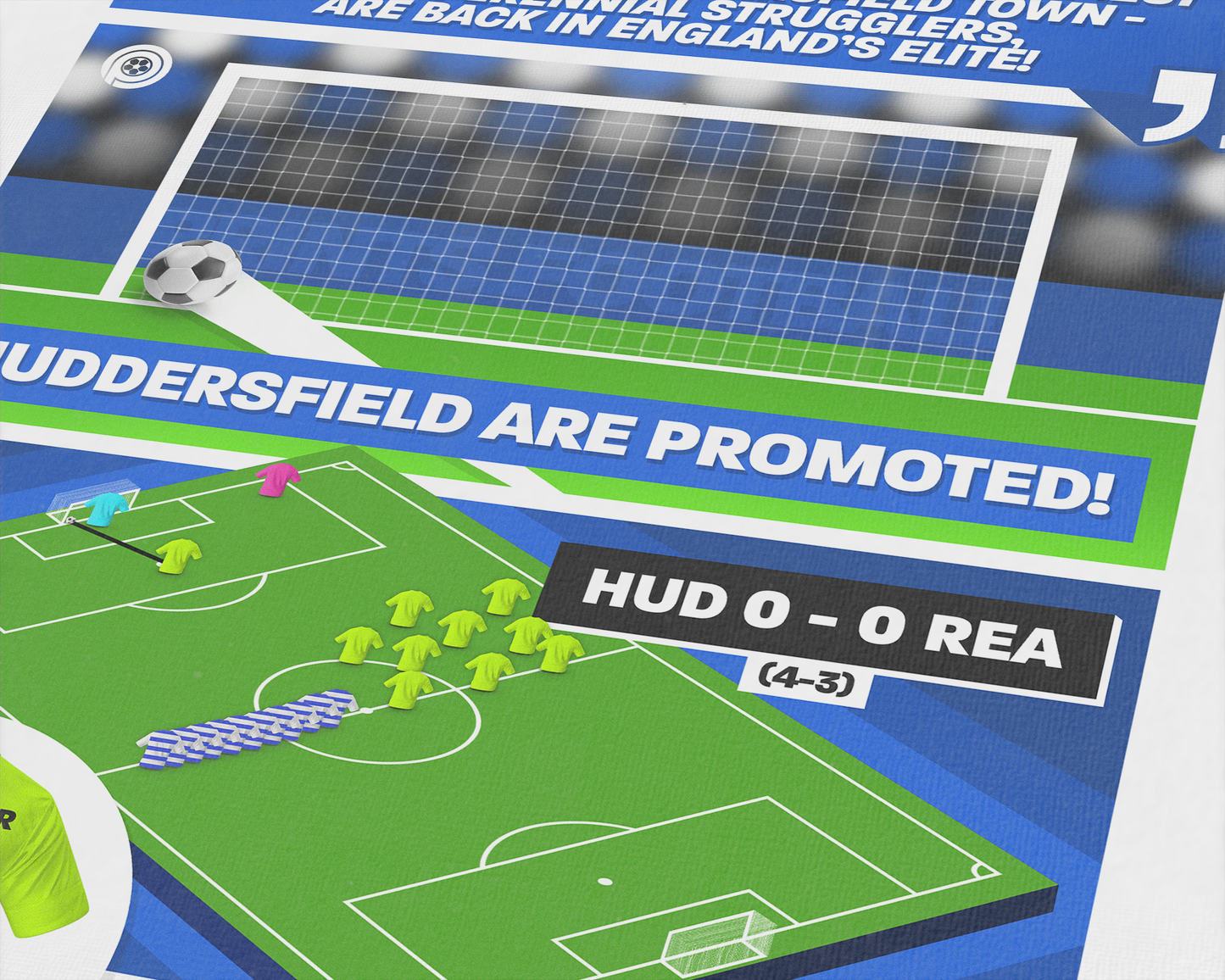 Christopher Schindler Winning Penalty vs Reading | Art Print | 2016/17 Championship Play-Off Final | Huddersfield Town
