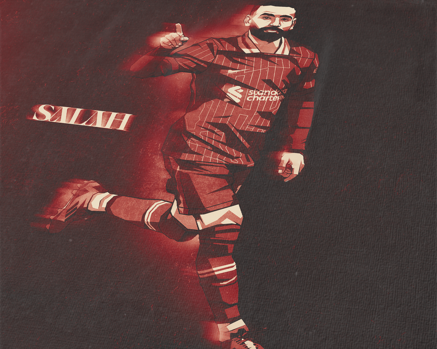 Mohamed Salah Shadows Art Print