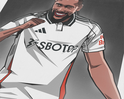 Alex Iwobi Gradient Art Print