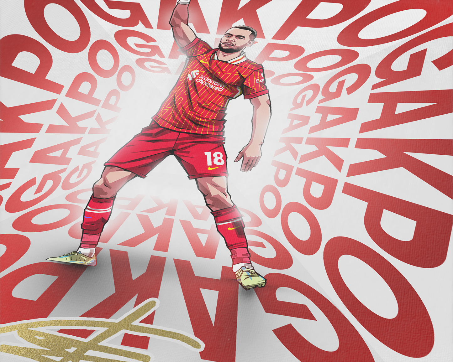 Cody Gakpo Tunnel Art Print