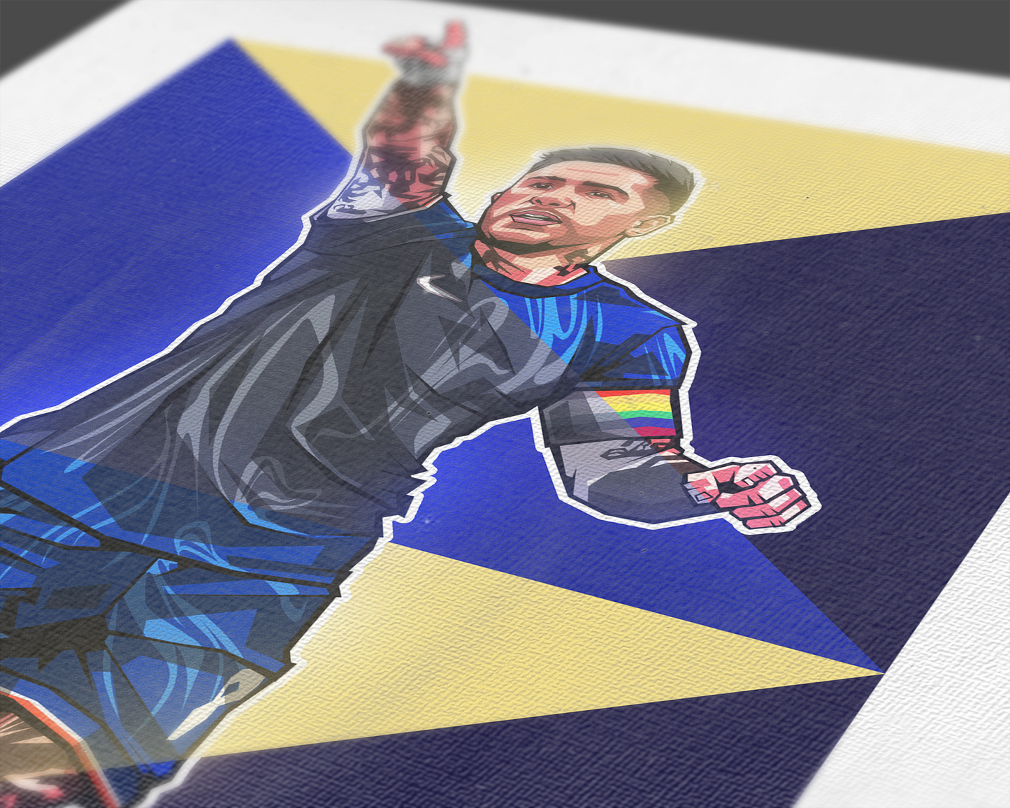 Enzo Fernández Geometric Art Print
