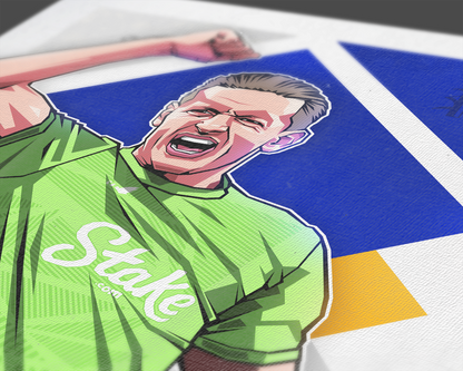 Jordan Pickford Diamonds Art Print