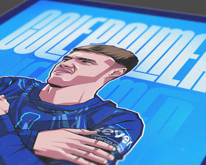 Cole Palmer Glow Art Print