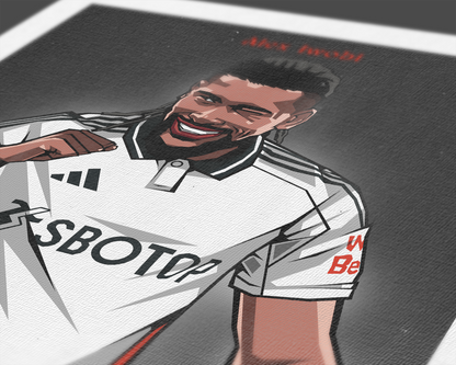 Alex Iwobi Gradient Art Print