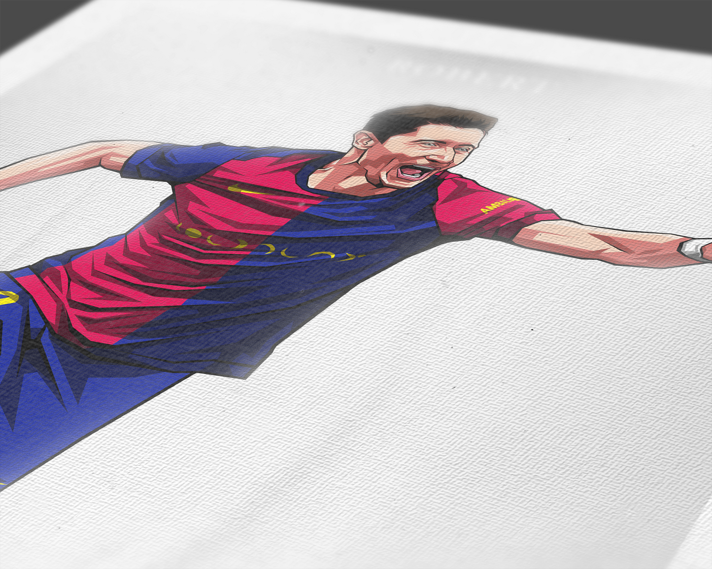 Robert Lewandowski Clean Art Print