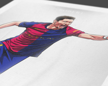 Robert Lewandowski Clean Art Print