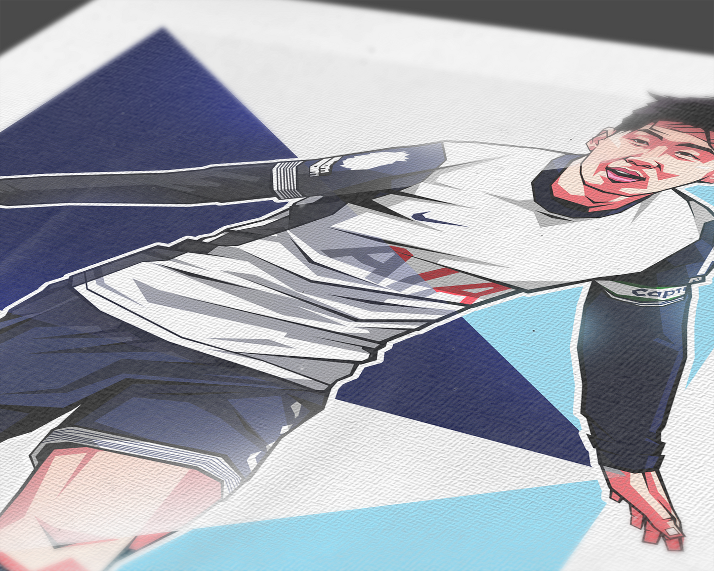 Heung-min Son Geometric Art Print