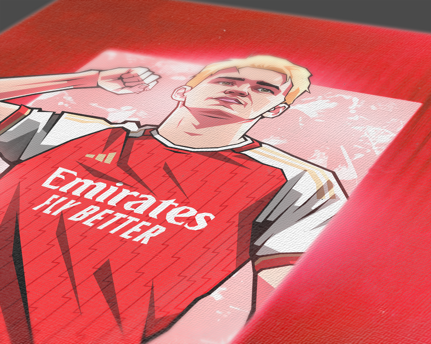 Martin Ødegaard Glass Art Print