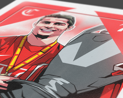 Cristiano Ronaldo Playing Card Art Print