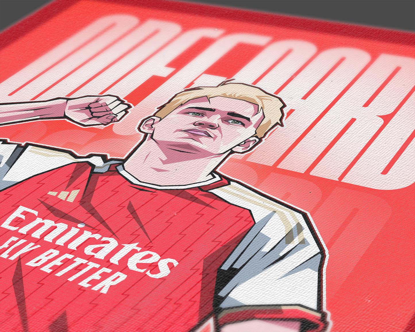 Martin Ødegaard Glow Art Print