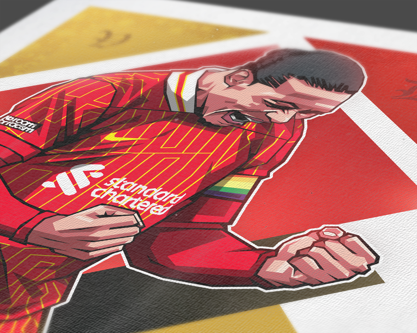 Virgil Van Dijk Diamonds Art Print