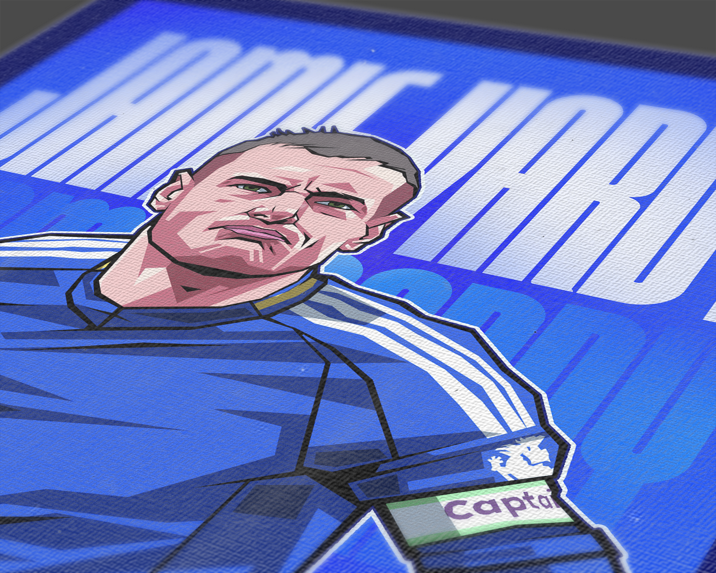 Jamie Vardy Glow Art Print