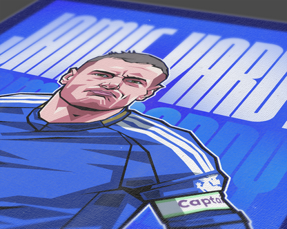 Jamie Vardy Glow Art Print