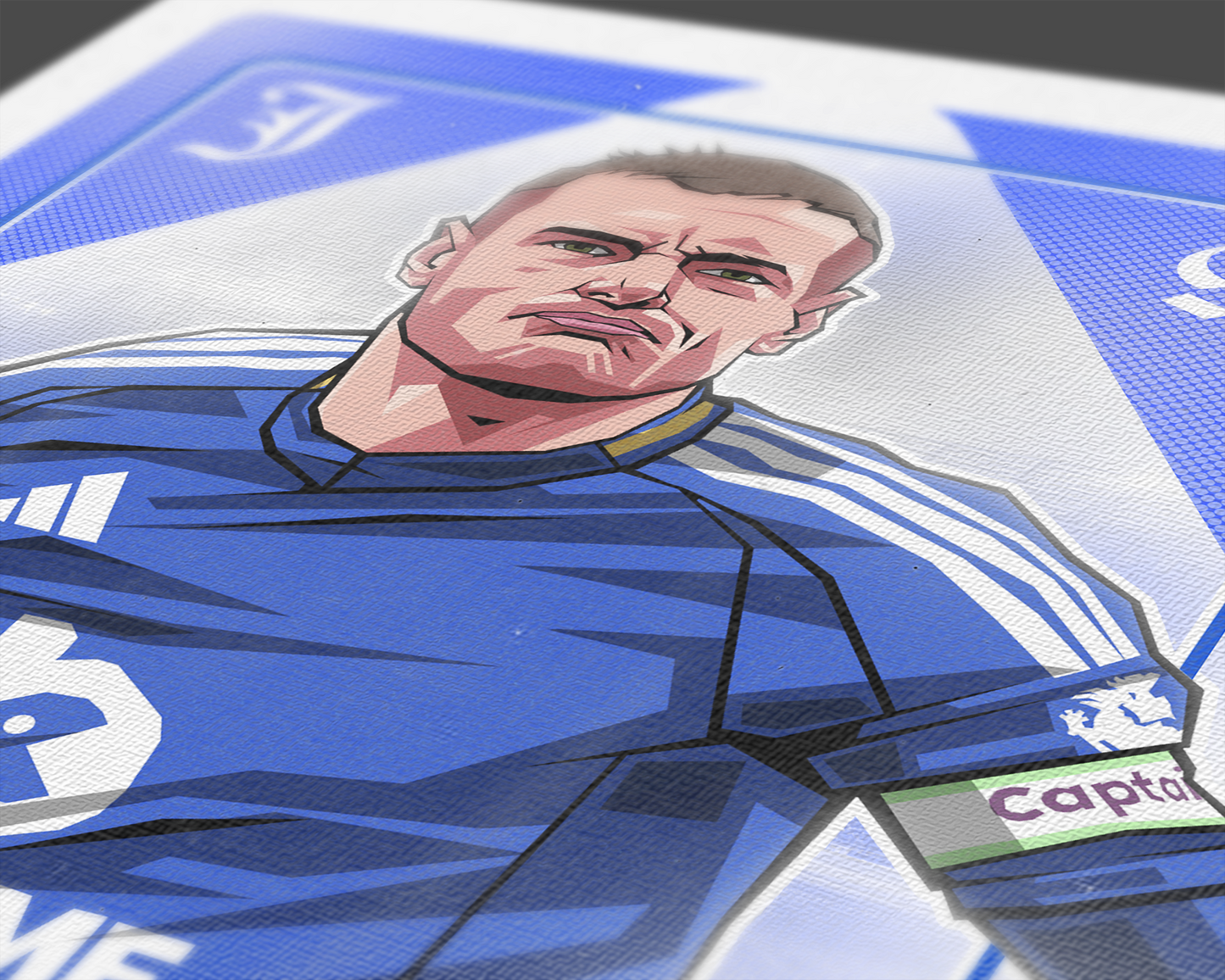 Jamie Vardy Playing Card Art Print
