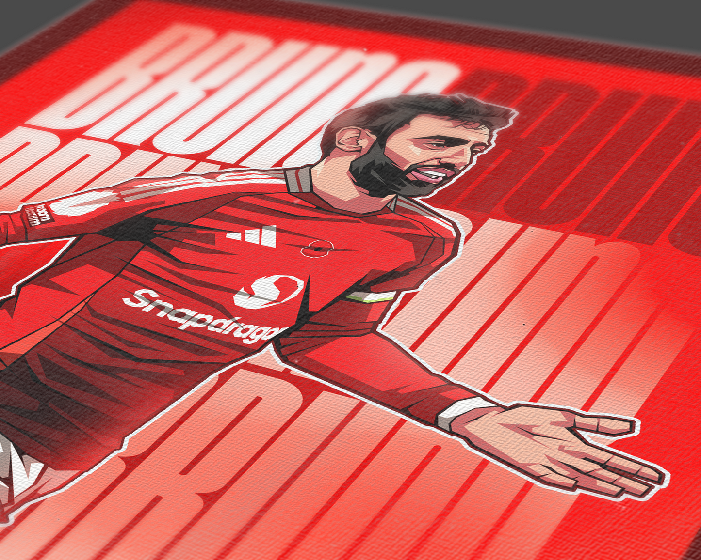 Bruno Fernandes Glow Art Print