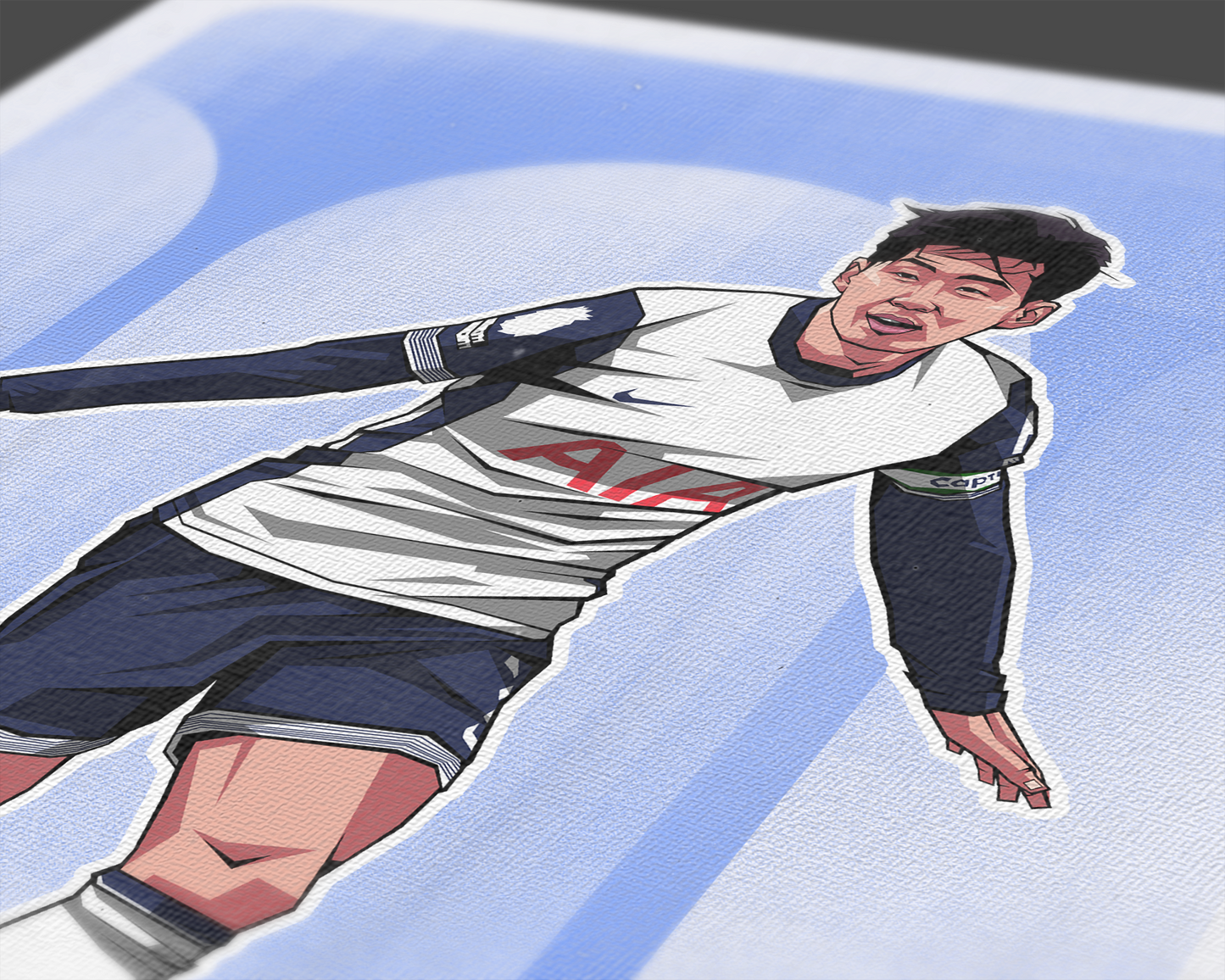 Heung-min Son Rounded Art Print