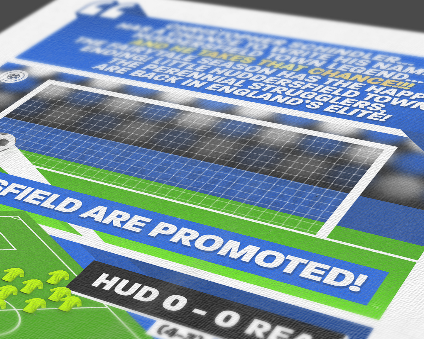 Christopher Schindler Winning Penalty vs Reading | Art Print | 2016/17 Championship Play-Off Final | Huddersfield Town