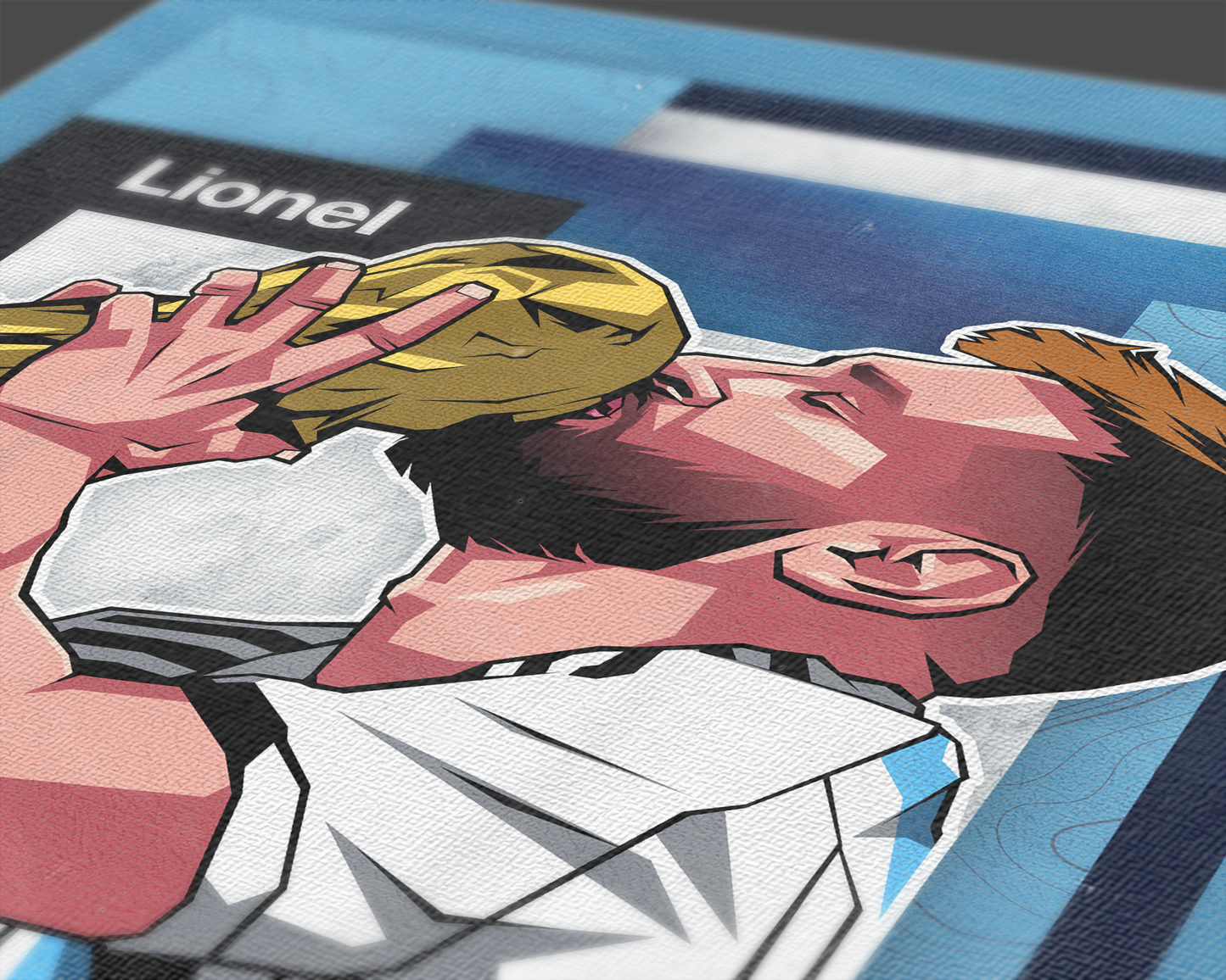 Lionel Messi Mosaic Art Print