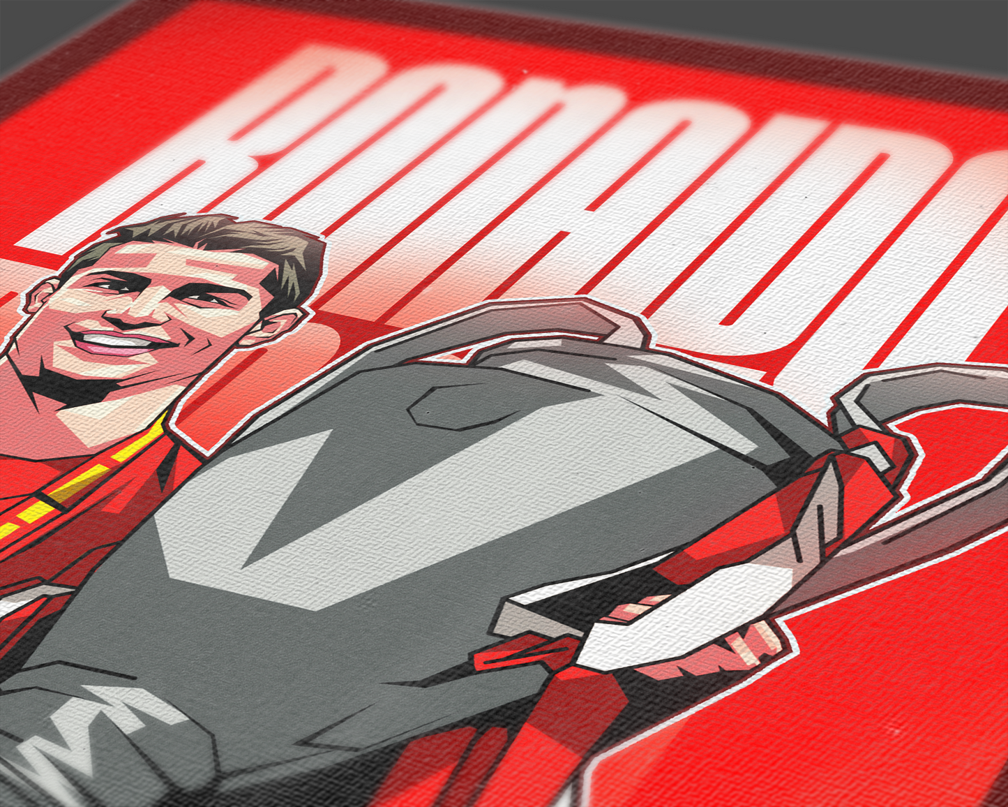 Cristiano Ronaldo Glow Art Print