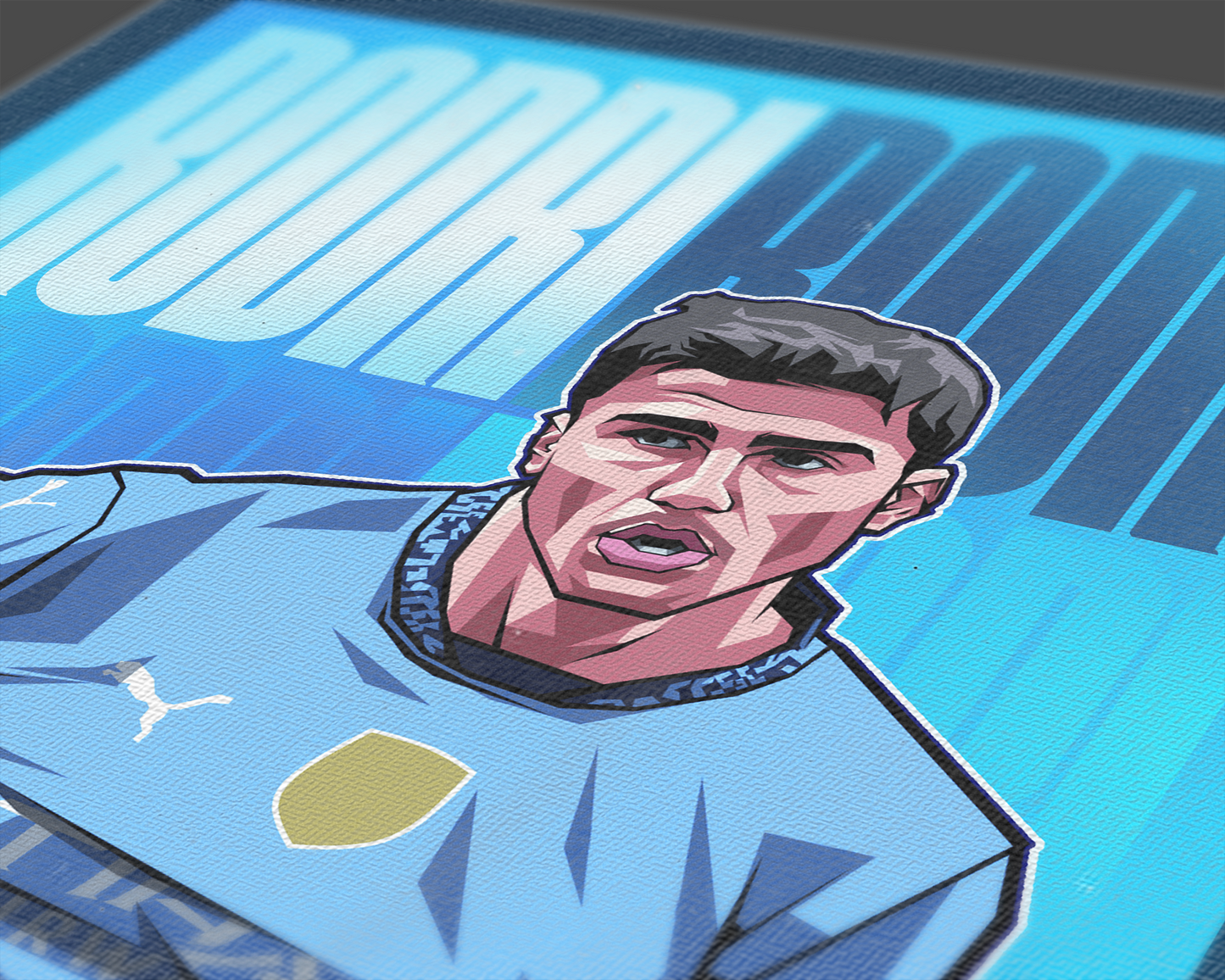 Rodri Glow Art Print