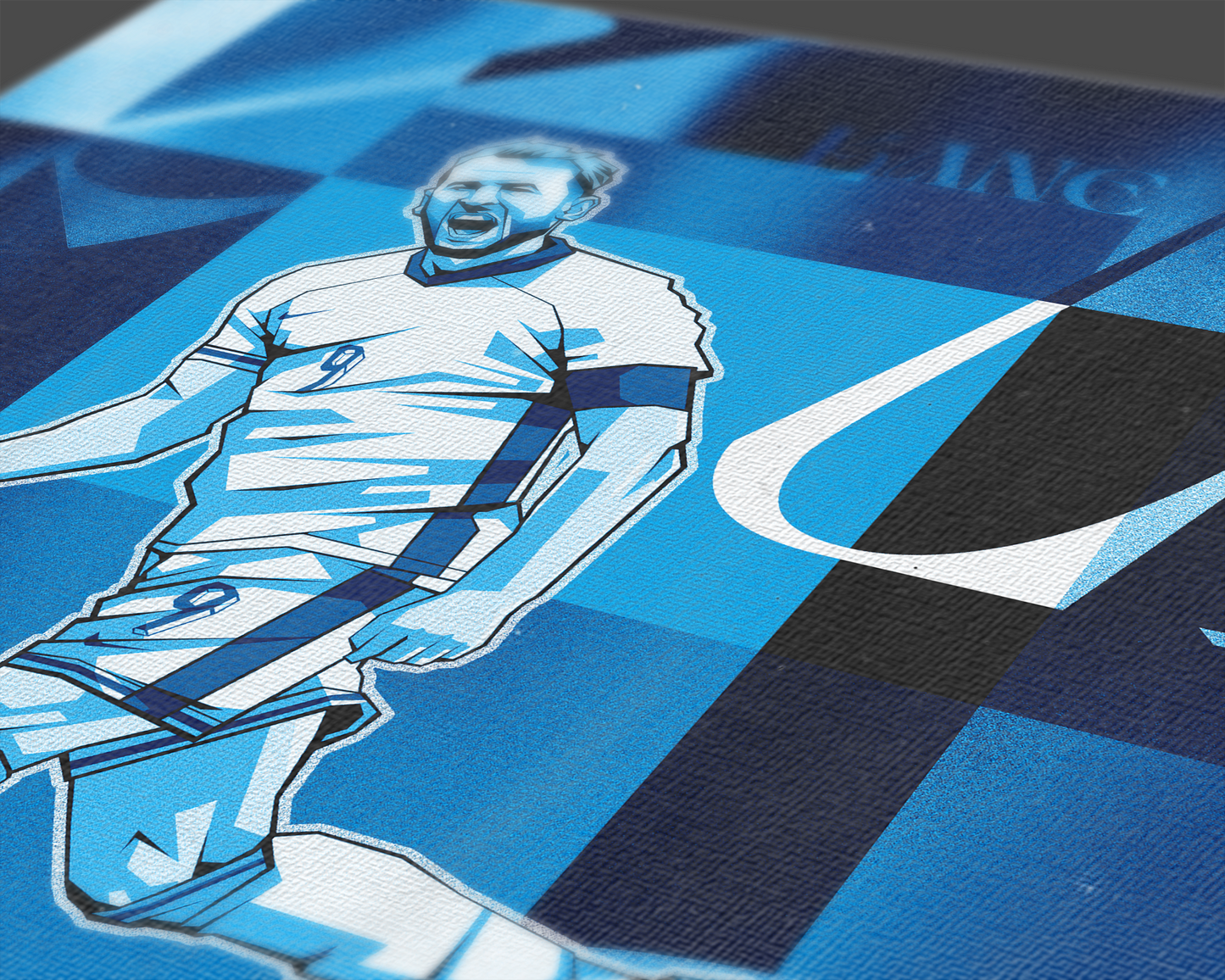 Harry Kane Collage Art Print