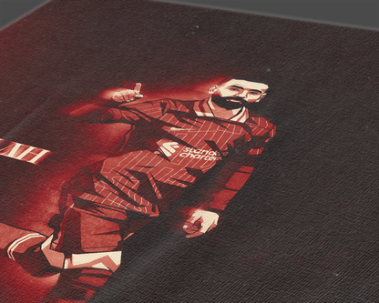 Mohamed Salah Shadows Art Print