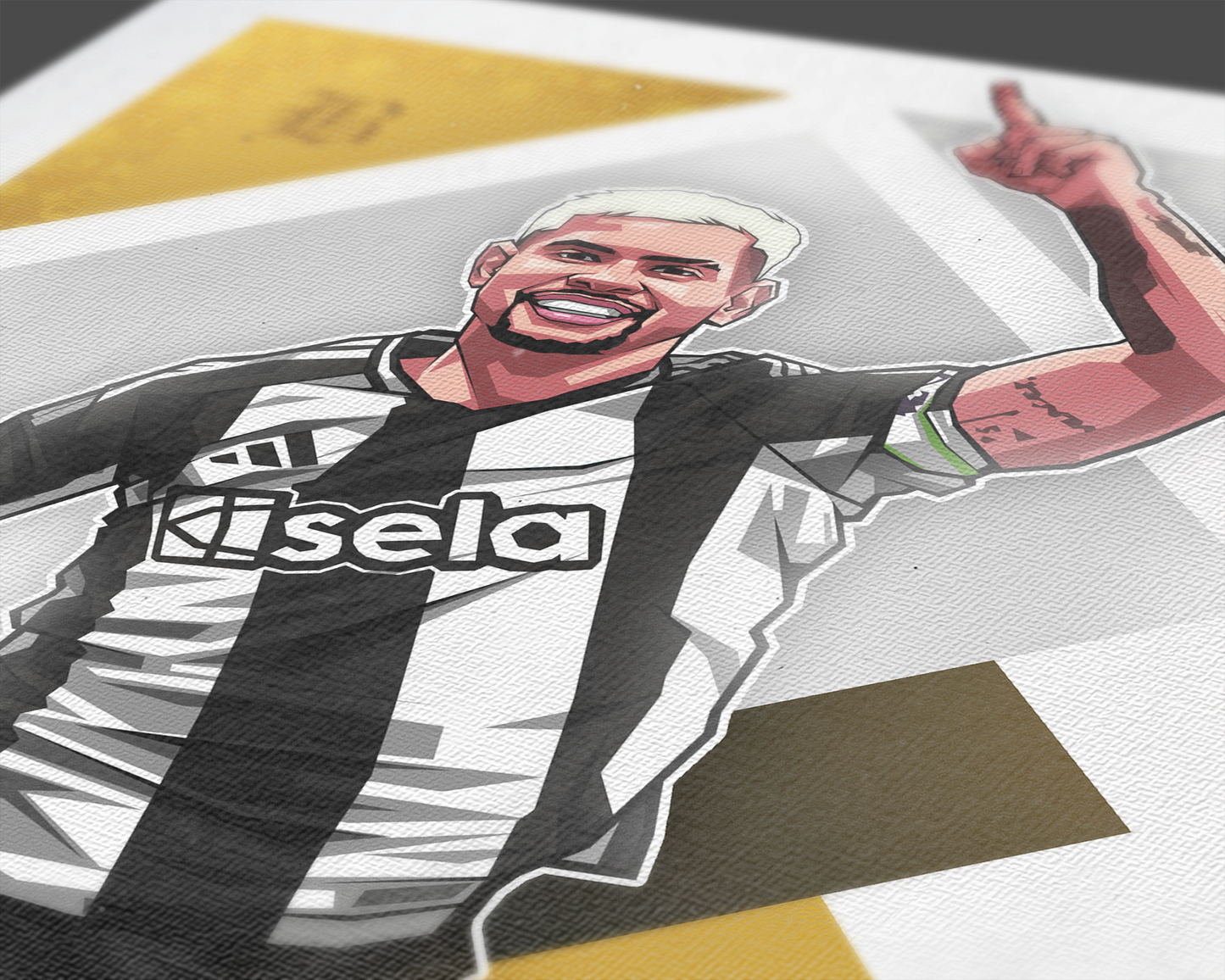 Bruno Guimarães Diamonds Art Print