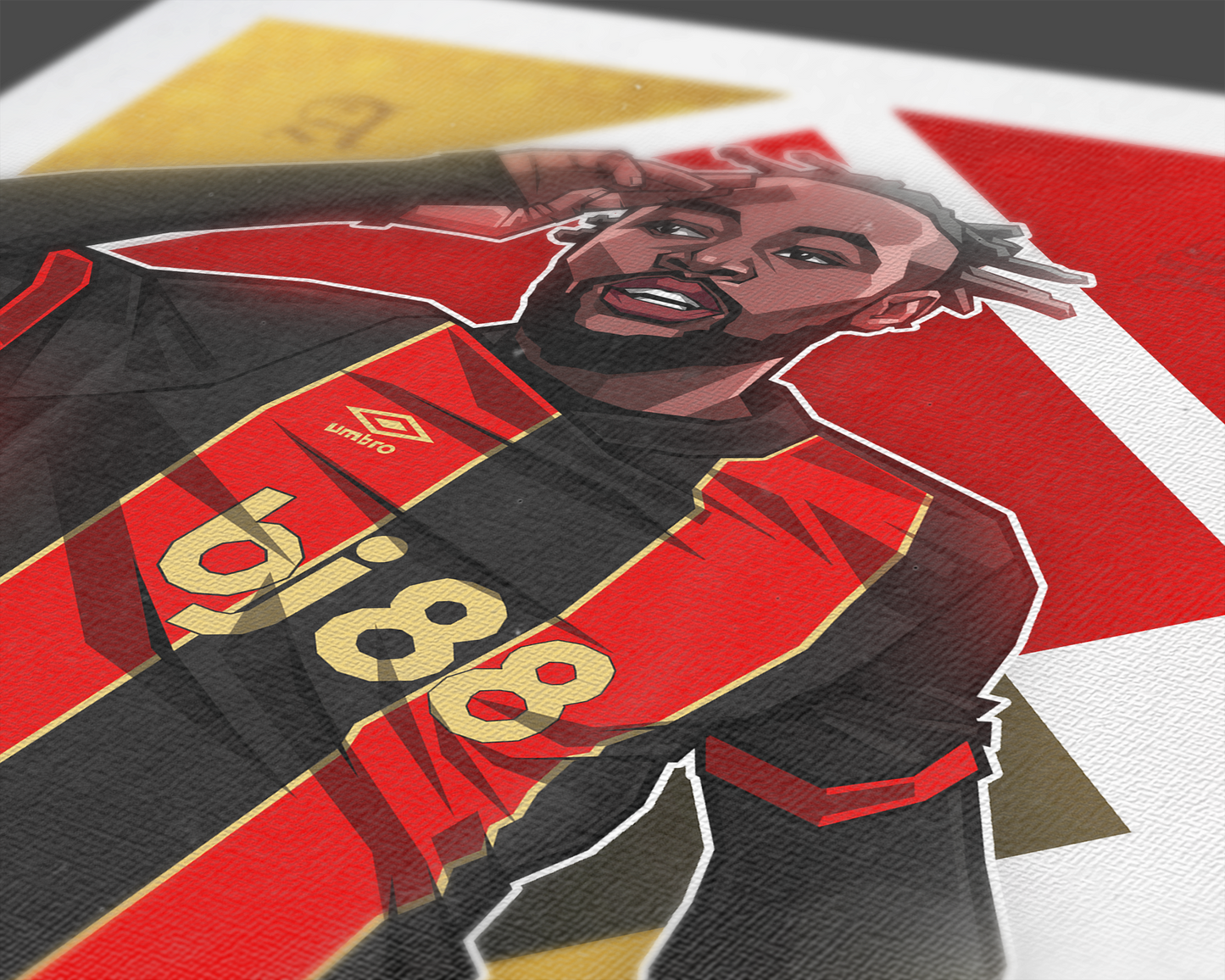 Antoine Semenyo Diamonds Art Print