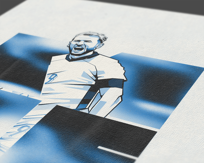 Harry Kane Blocks Art Print