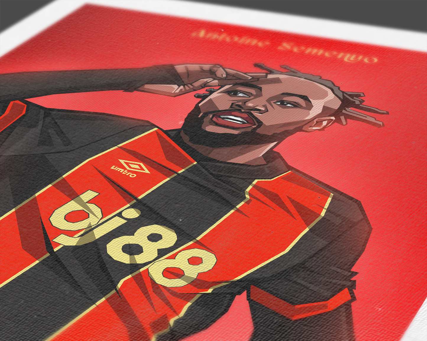 Antoine Semenyo Gradient Art Print