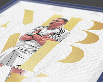 Kylian Mbappé Museum Art Print