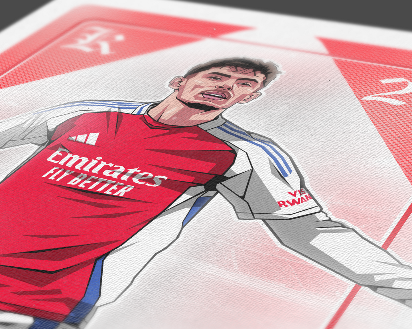 Kai Havertz Playing Card Art Print