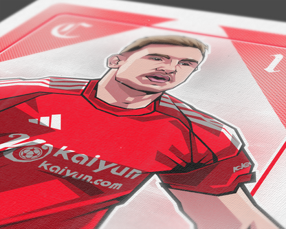 Chris Wood Playing Card Art Print