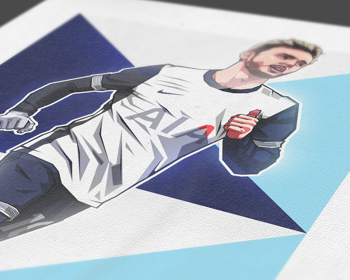 James Maddison Geometric Art Print