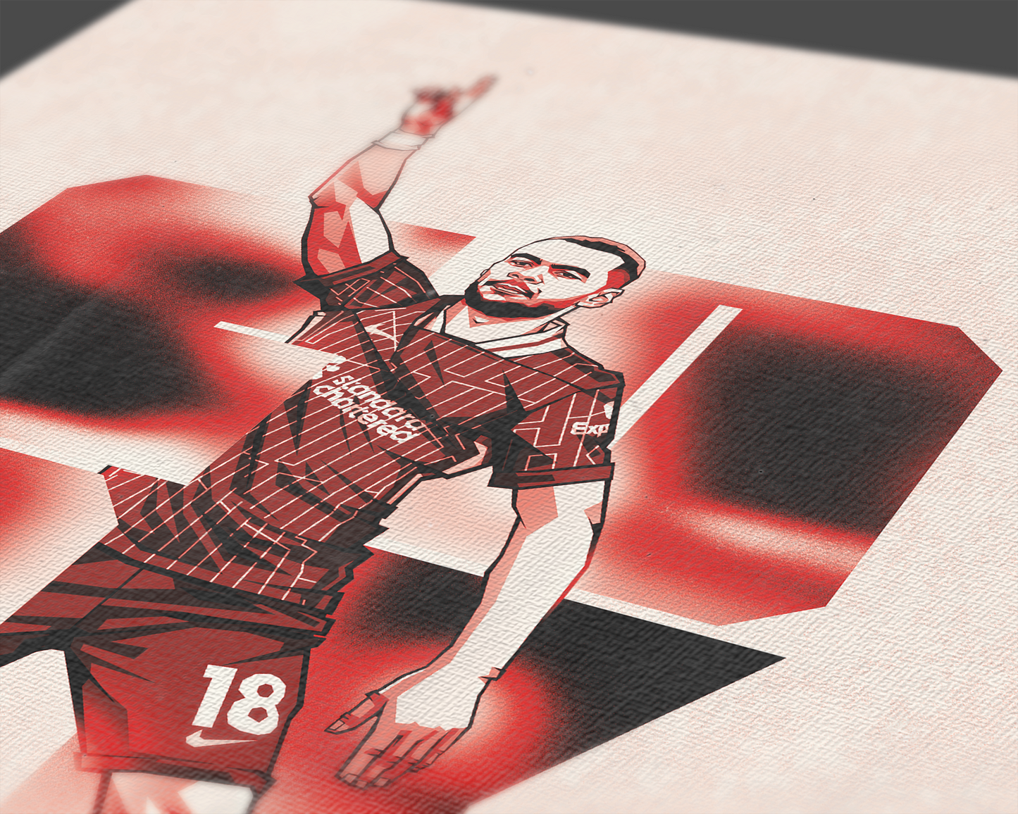 Cody Gakpo Blocks Art Print