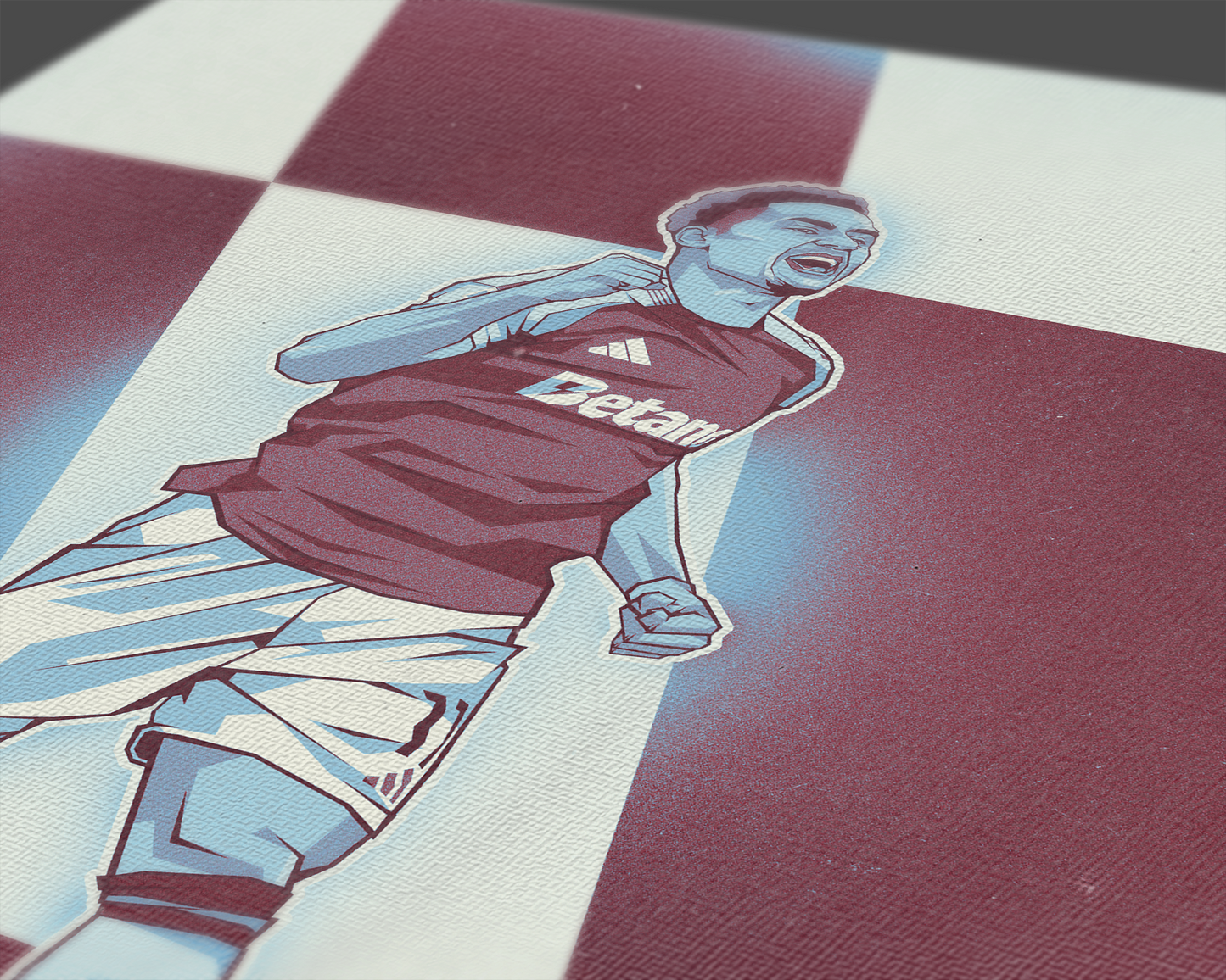 Ollie Watkins Sections Art Print