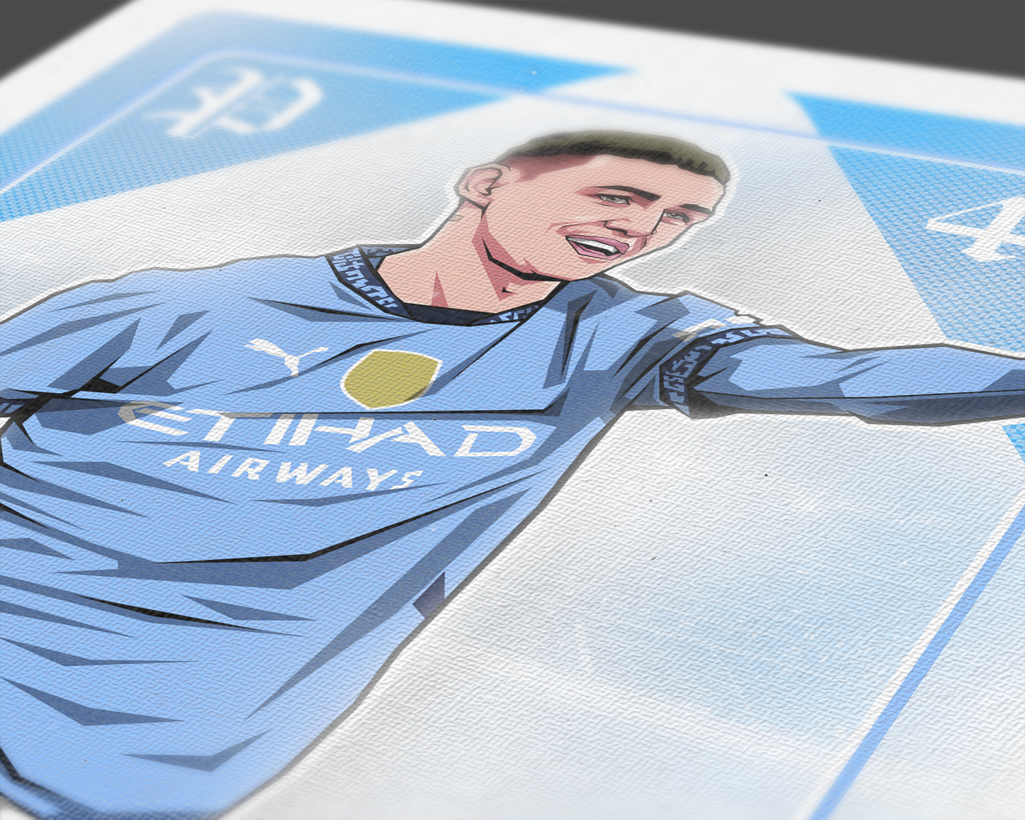 Phil Foden Playing Card Art Print
