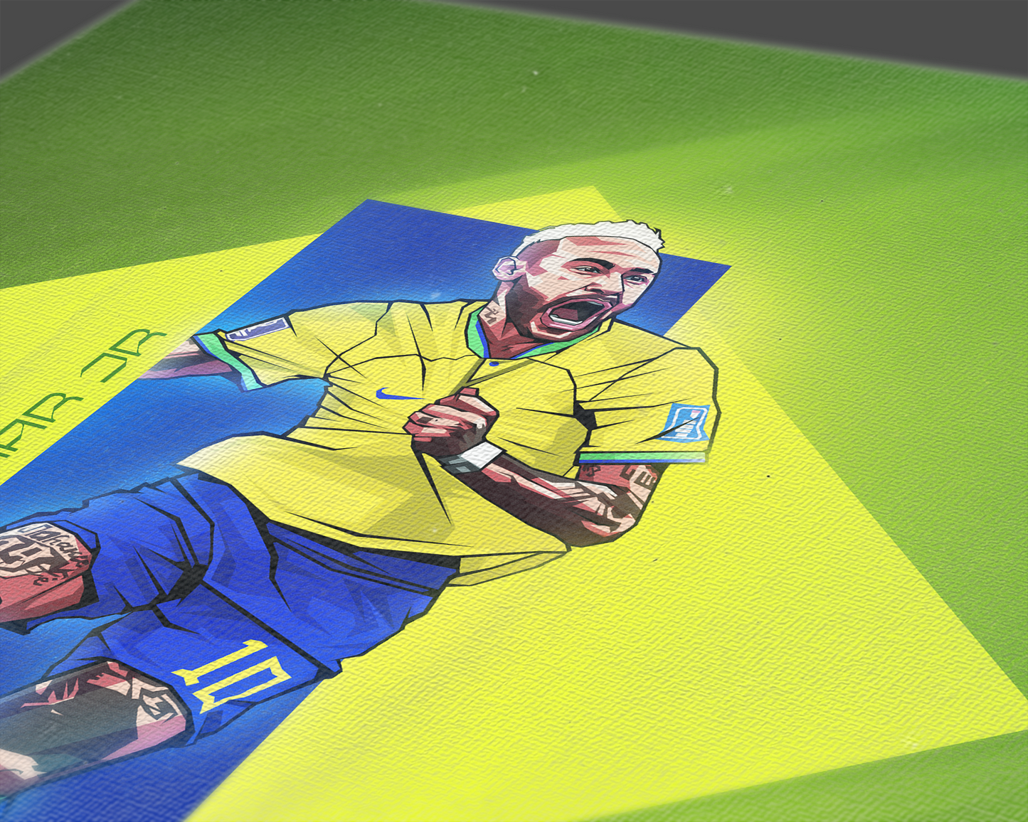 Neymar Jr Light Leak Art Print