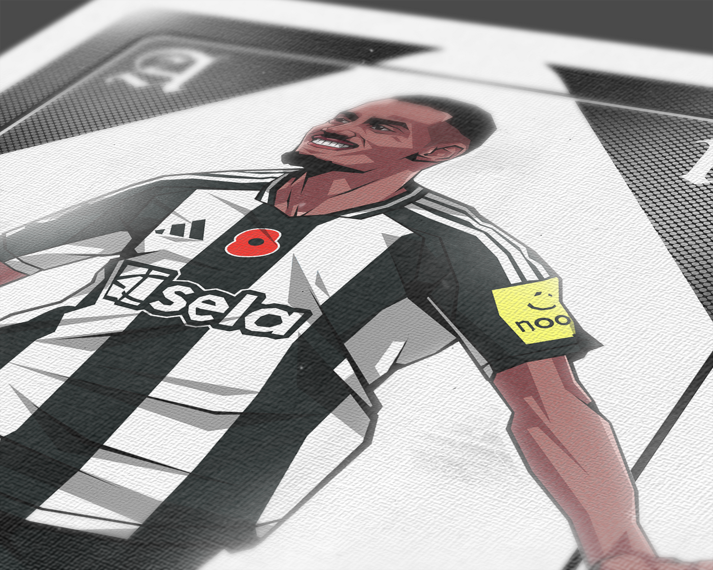 Alexander Isak Playing Card Art Print