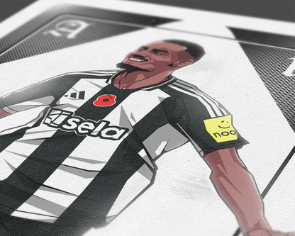 Alexander Isak Playing Card Art Print