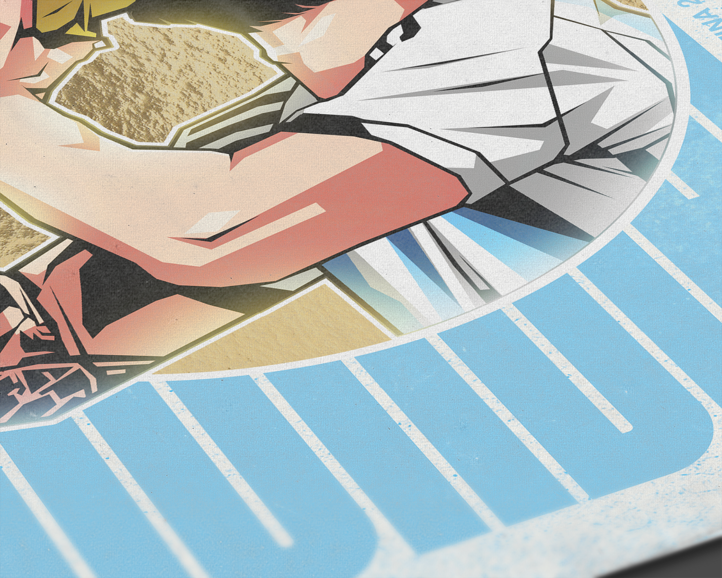 Lionel Messi Limited Edition Gold Foil Golden Art Print