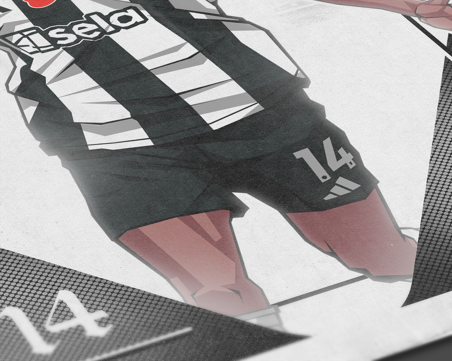 Alexander Isak Playing Card Art Print