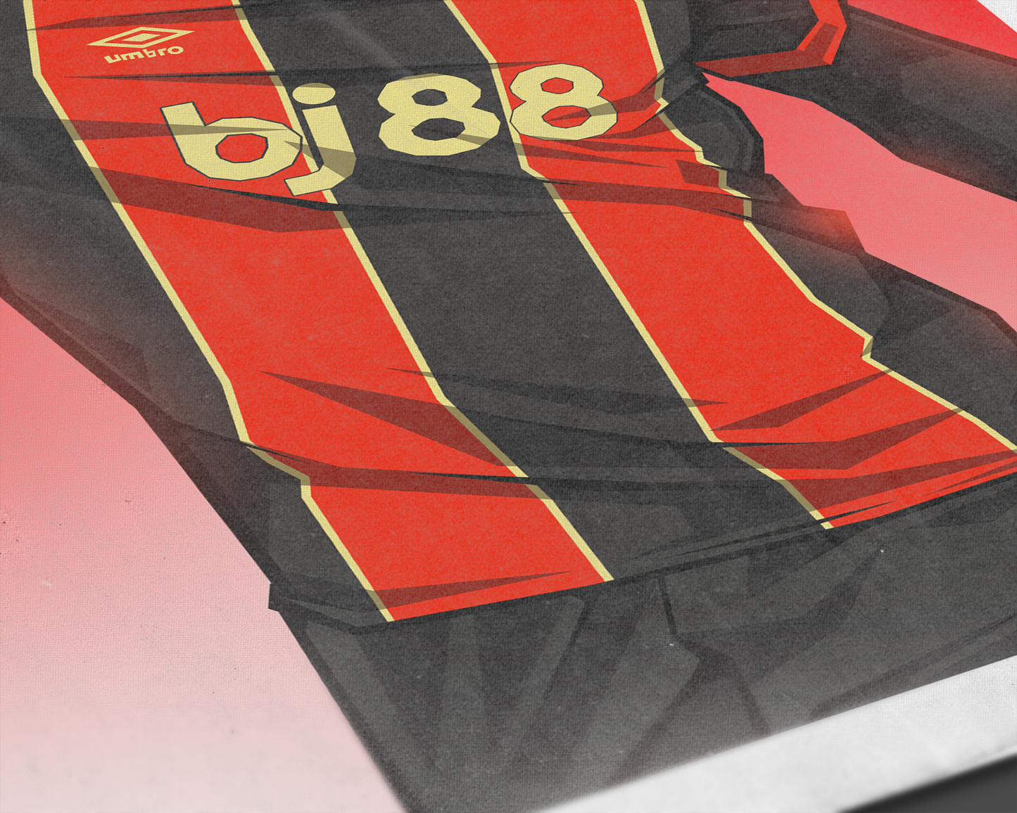 Antoine Semenyo Gradient Art Print