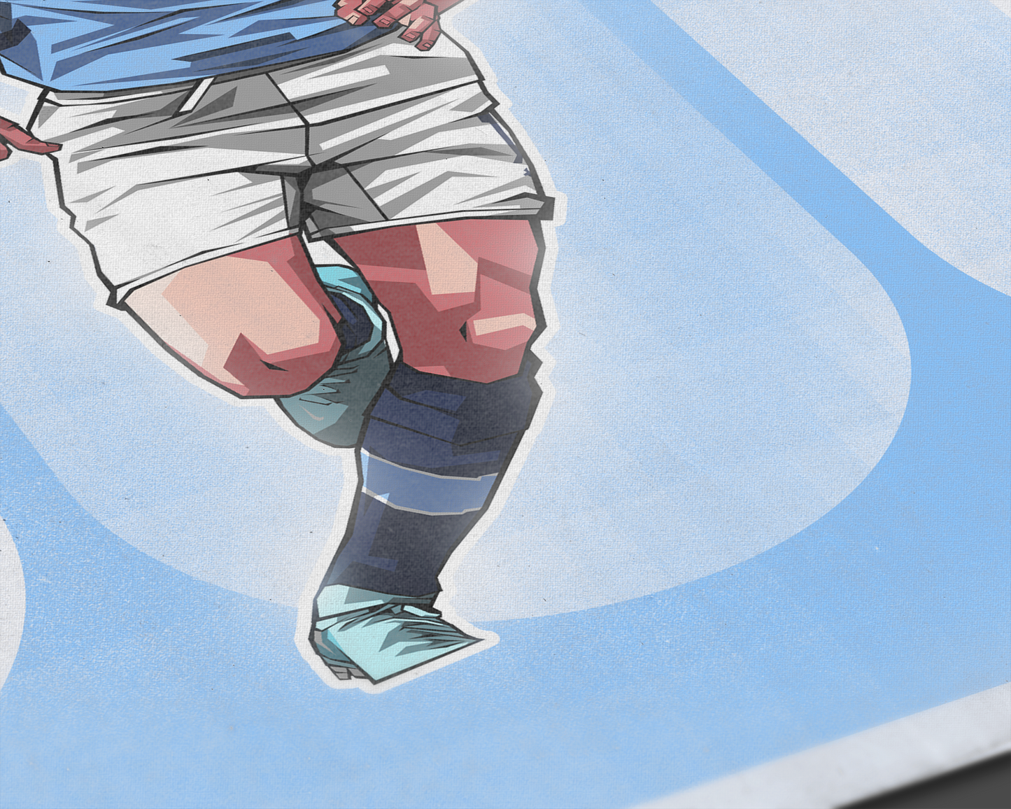 Rodri Rounded Art Print