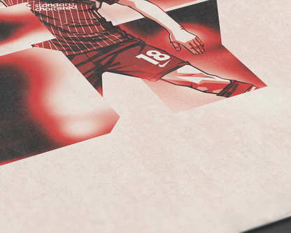 Cody Gakpo Blocks Art Print