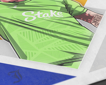 Jordan Pickford Diamonds Art Print