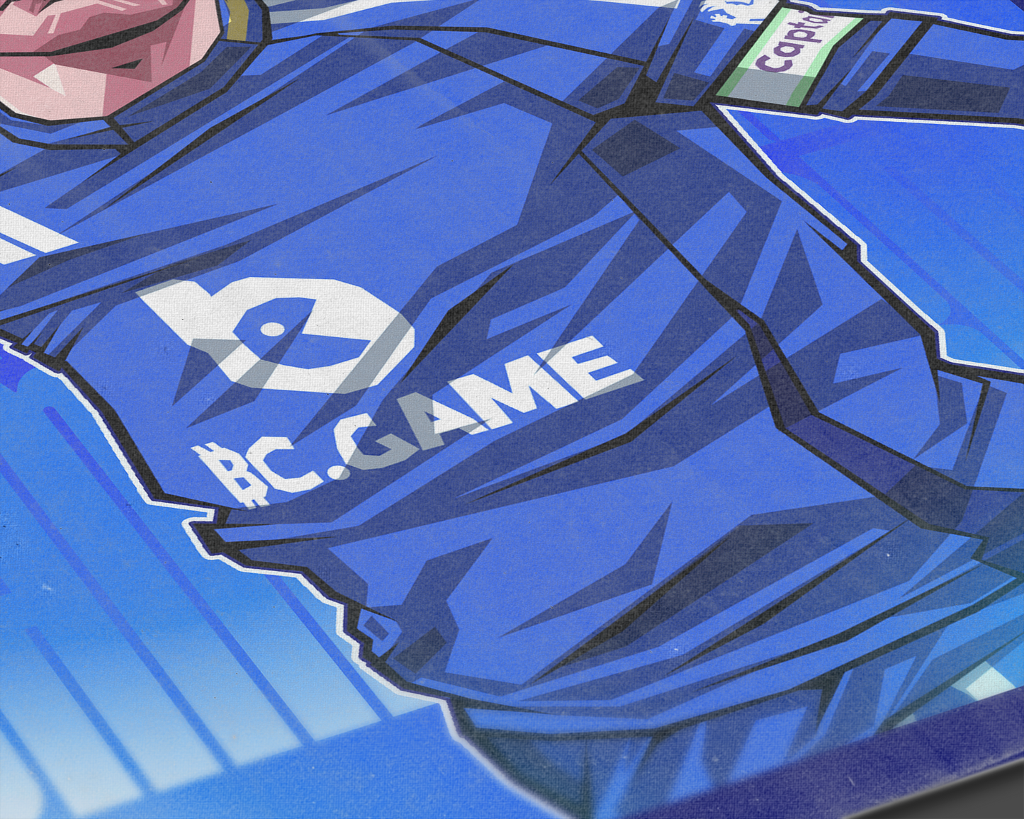 Jamie Vardy Glow Art Print