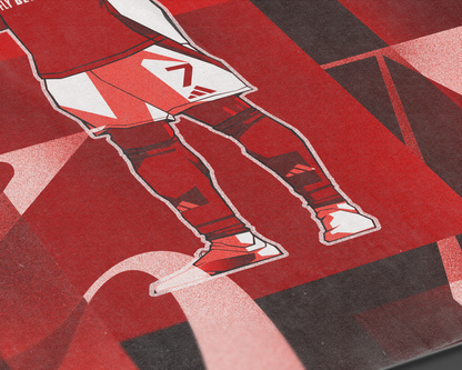 Bukayo Saka Collage Art Print